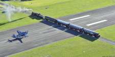 Gisborne Airport is the airport 'Plain' and 'train' conduct both